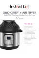 INSTANT POT DUO CRISP + AIR FRYER GETTING STARTED MANUAL Pdf Download ...