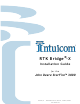 Intuicom RTK Bridge-X Installation Manual