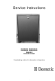 Dometic RH423LDA Service Instructions Manual