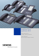 Siemens optiPoint 410 S Series Information And Important Operating Procedures