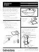 Belvedere 8400 BACKWASH SHAMPOO BOWL Quick Start Manual