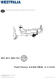 Westfalia 307 231 300 147 Installation And Operating Instructions Manual