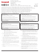 Honeywell GLE Series Installation Instructions Manual