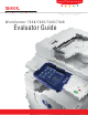 Xerox WorkCentre 7335 Evaluator Manual