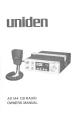 Uniden AX 144 Owner's Manual