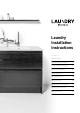 BATHCO LAUNDRY Installation Instructions Manual