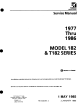 Cessna T182 Series Service Manual