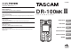 Tascam DR-100 MKIII Owner's Manual