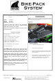 Ventura Bike-Pack System SR18B Instructions And Warranty