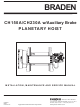 BRADEN CH150A Series Installation Maintenance And Service Manual