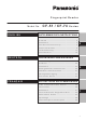 Panasonic CF-74 Series Supplementary Instructions Manual