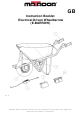 Matador E-BARROW Instruction Booklet