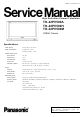 Panasonic TH-42PV500A Service Manual