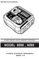 Kyoritsu Electrical Instruments Works 6200 Instruction Manual
