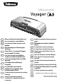 Fellowes Voyager A3 Instructions Manual