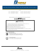 Topaz F-FL/70/50K/KN/BZ-67 Installation Instructions