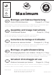 storchenmuhle Maximum Assembly And Usage Instructions