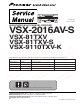 Pioneer VSX-2016AV-S Service Manual