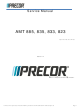 Precor AMT Series Service Manual