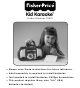 Fisher-Price Kid Karaoke 72679 User Manual