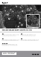 MELINERA 100 LED SOLAR FAIRY LIGHTS 2X5M Assembly, Operating And Safety Instructions