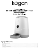Kogan SmarterHome KACAMPETFDA Quick Start Manual