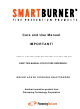 Pioneering Technologies SMART BURNER Care And Use Manual