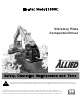 Allied Ho-Pac 1000C Safety, Operation, Maintenance And Parts