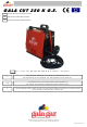 GALAGAR GALA CUT 350 K G.E Technical Instruction Manual