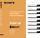Sony nav-u Series Manual