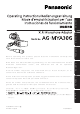 Panasonic AG-MYA30G Operating Instructions Manual