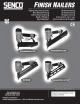 Senco FinishPro 32 Operating Instructions Manual