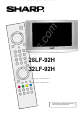 Sharp 28LF-92H Operation Manual