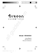 Oregon Scientific VR383SX3 User Manual