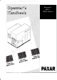 Paxar Monarch 9855 Operator's Handbook Manual