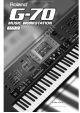 Roland G-70 Addendum