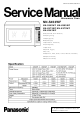 Panasonic NN-K593MF Service Manual