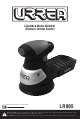Urrea LR905 User Manual And Warranty
