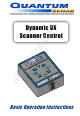 Quantum Rehab Dynamic DX Scanner Control Basic Operation Instructions