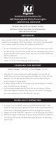 KingShield LEDFLP10 Installation Instructions