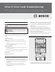 Bosch C1210ESC Technical Service Bulletin