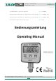DRUCK & TEMPERATUR Leitenberger LR-Cal TLDMM Operating Manual