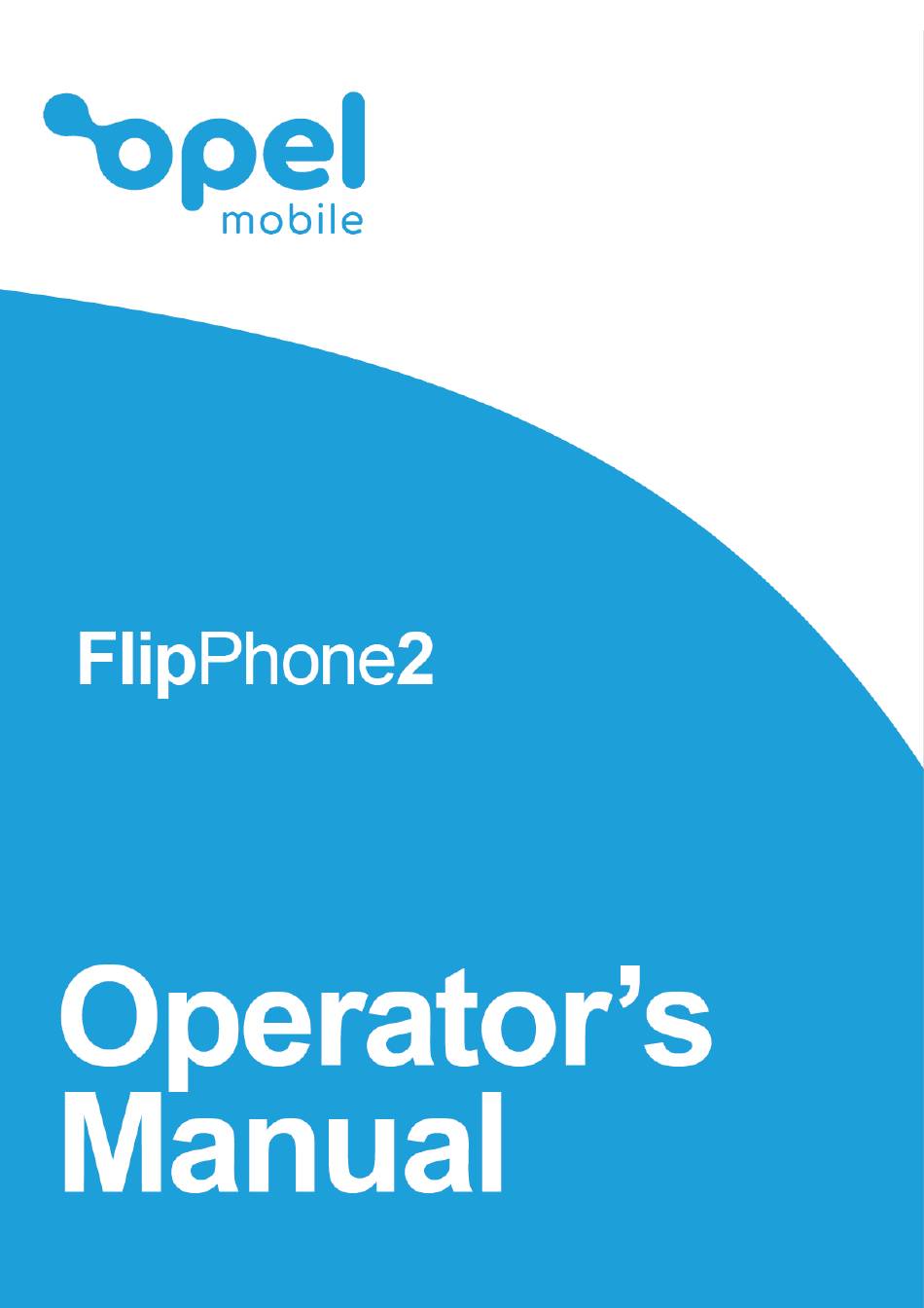 OPEL MOBILE FLIPPHONE2 OPERATOR'S MANUAL Pdf Download | ManualsLib