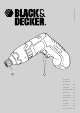 Black & Decker KC600H Instructions Manual