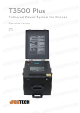 Foxtech T3500 Plus Operation Caution