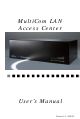 lighting MultiCom LAN Access Center User Manual