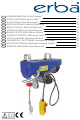 erba 33252 Instruction Manual