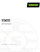 Shure SCM262 User Manual