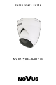 Novus NVIP-5VE-4402/F Quick Start Manual