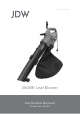 JDW ZQ626 Instruction Manual